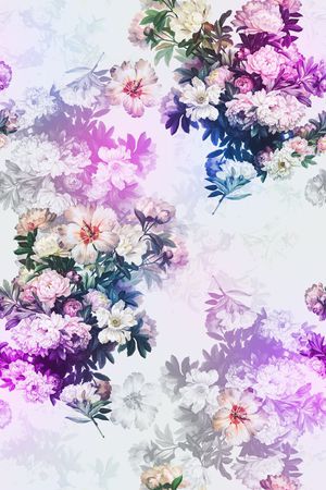 大花印花花型图片