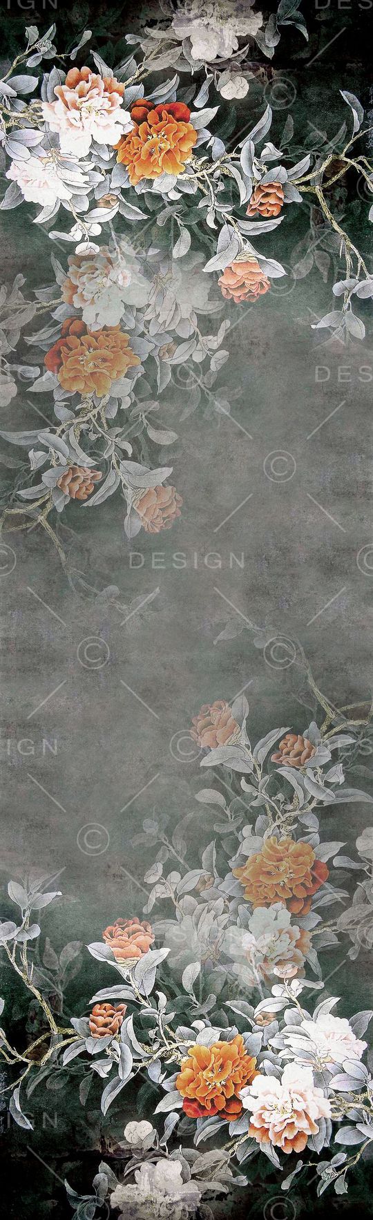 围巾印花花型图片