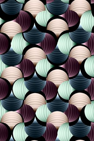 渐变印花花型图片