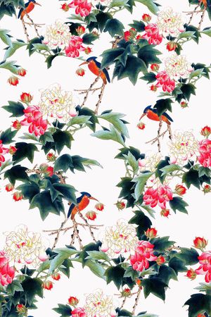 民族风印花花型图片