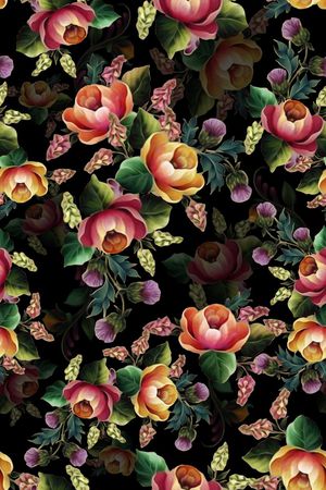 油画印花花型图片