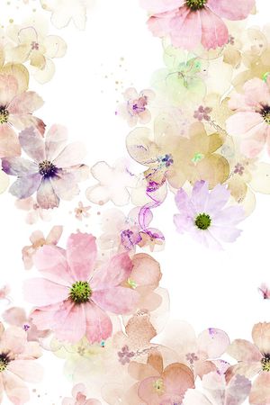 乱花印花花型图片