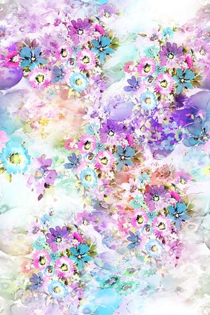 乱花印花花型图片