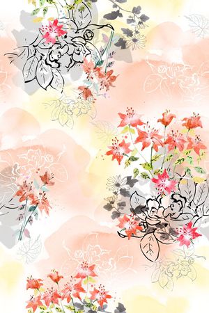 零点--家纺印花花型图片