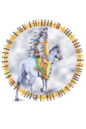 男装图案印花花型图片