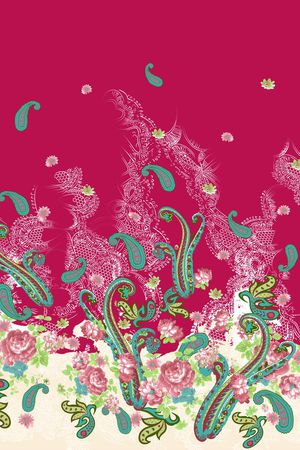 花卉印花花型图片