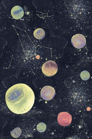 太空印花花型图片