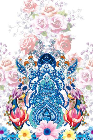 MAX-定位欧美民族风印花花型图片