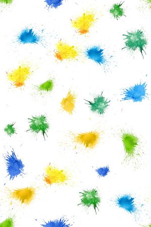 水彩印花花型图片