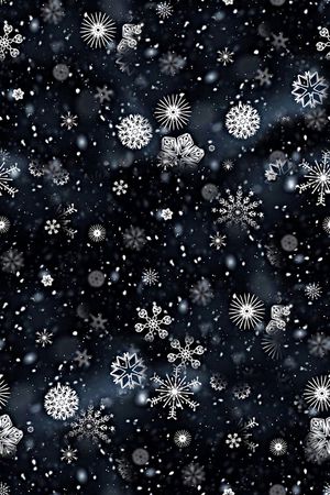星空雪花印花花型图片