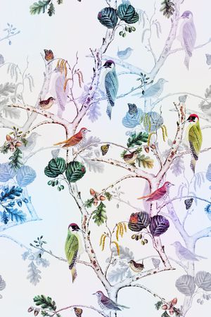 树枝印花花型图片