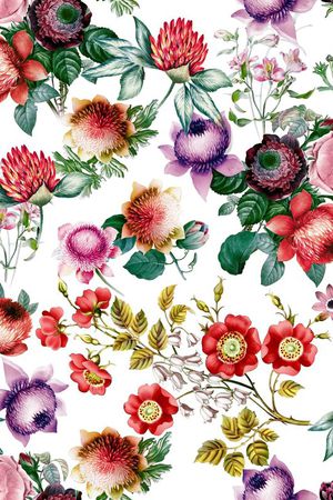小碎花印花花型图片