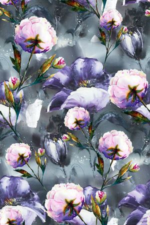 花朵印花花型图片