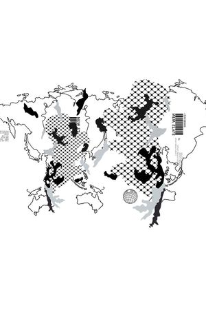 时尚格子地图男装花印花花型图片