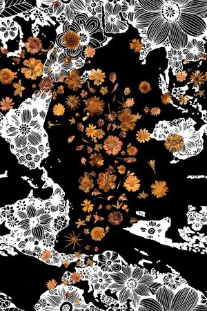 金花印花花型图片