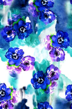 水彩、印花花型图片