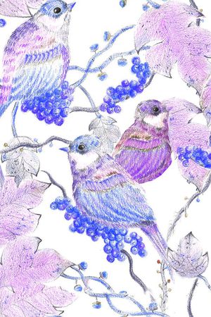 热带印花花型图片