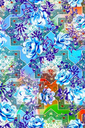 青花瓷印花花型图片