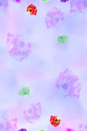 隐花印花花型图片