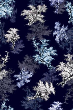 树干印花花型图片