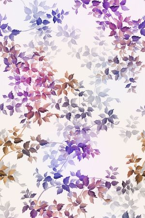叶子印花花型图片