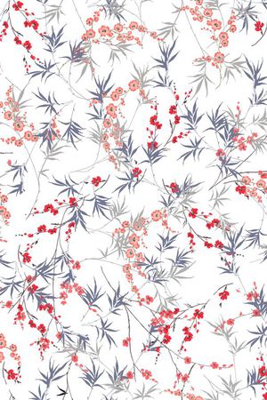 叶子印花花型图片
