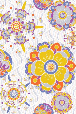 花卉印花花型图片