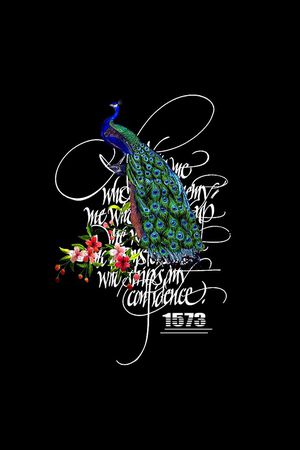 男装花鸟印花花型图片