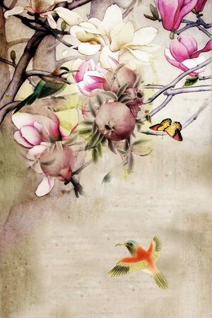 花朵印花花型图片