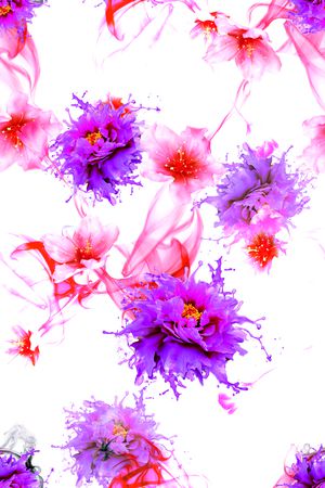 循环花型印花花型图片