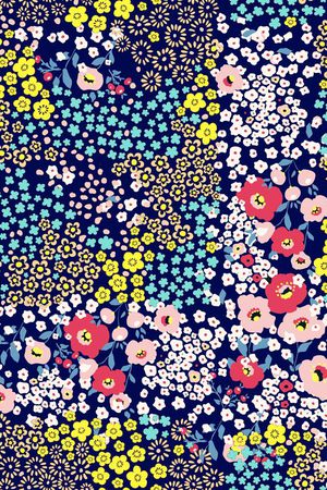 小碎花印花花型图片