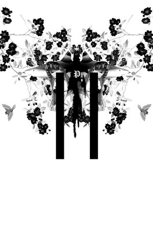 鲨鱼海洋元素结合花卉印花花型图片
