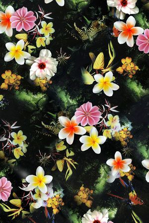 小碎花印花花型图片