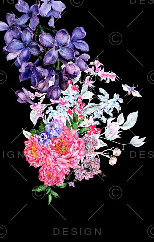 定位印花花型图片