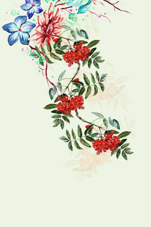 优雅印花花型图片