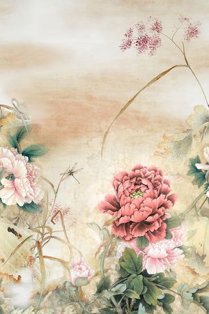 中国风印花花型图片