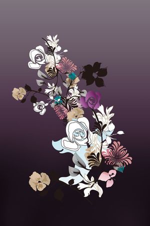 花卉印花花型图片