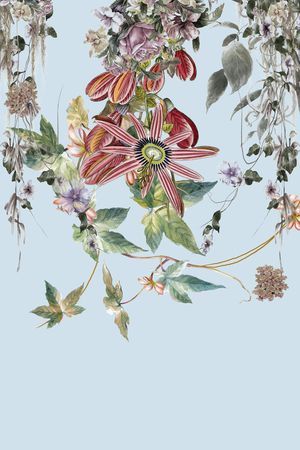 绿叶印花花型图片