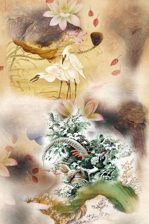 花卉印花花型图片