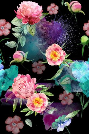 小碎花印花花型图片