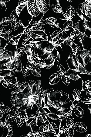 女装花卉图案印花花型图片