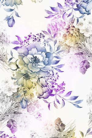 大花印花花型图片