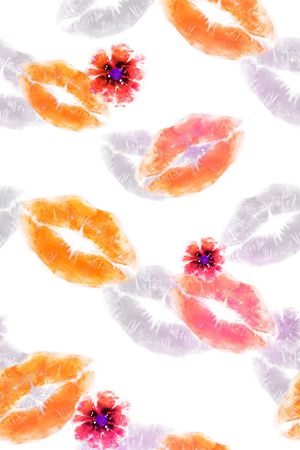 花朵印花花型图片