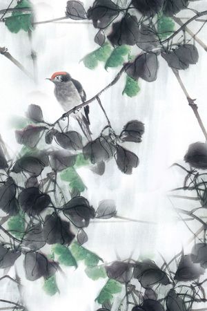 中国风印花花型图片