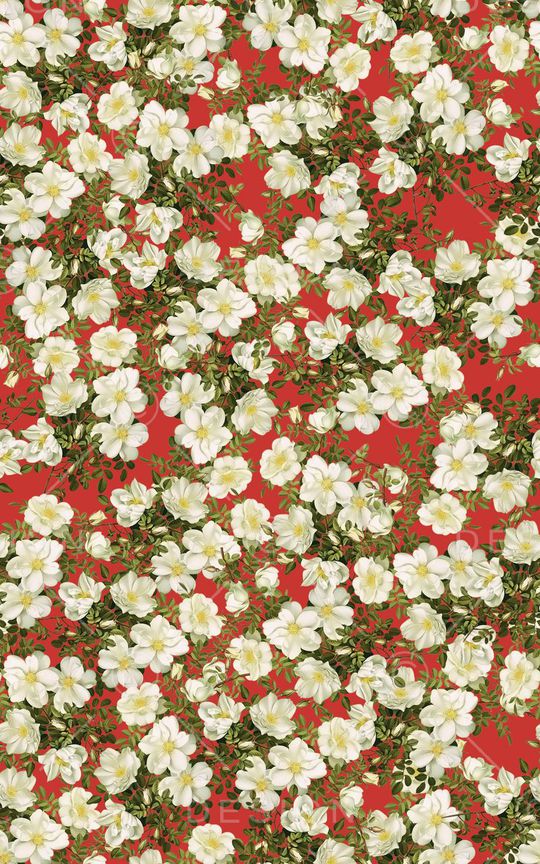 小碎花印花花型图片