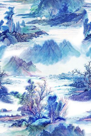 中国风印花花型图片