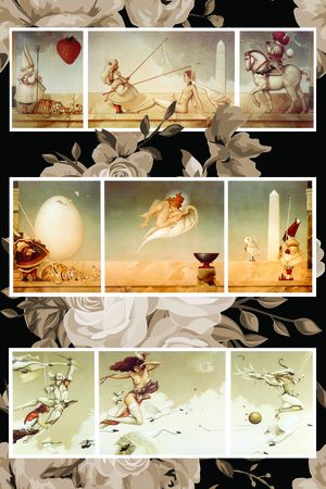 woman印花花型图片