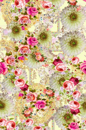 colorfull印花花型图片