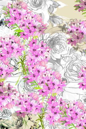 flower印花花型图片