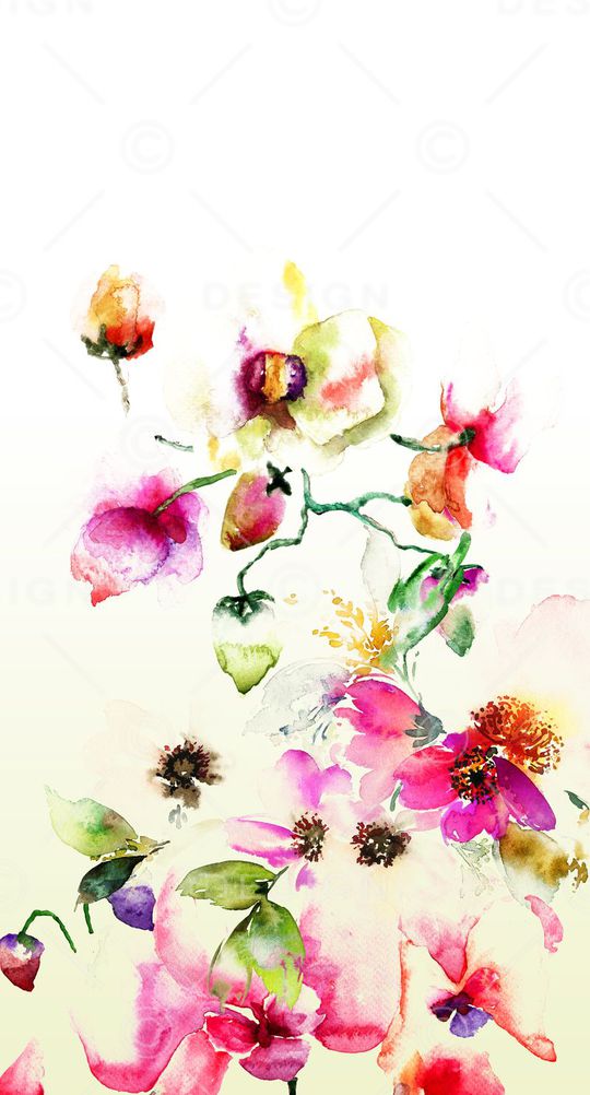 淡雅印花花型图片